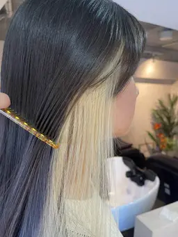 【インナーカラー】うるツヤ✨💛インナーブリーチ&インナーオンカラー💛🤍