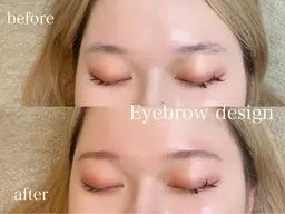 【本日ご来店限定】ハリウッドブロウリフト+WAX(メイク込み80分)