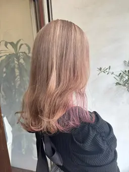 ✨リピーター様限定✨🌈インナーブリーチ+全体カラー+cmcトリートメント‼️🌈