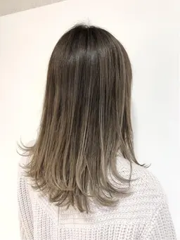 【カラーモデル】白髪ぼかしハイライトカラー+TOKIOトリートメント