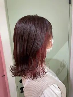 〖🍭イメチェンしたい方オススメ🍭〗インナーカラー＋カット