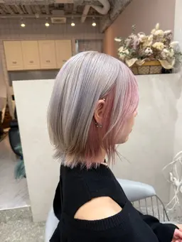 【💎可愛すぎるハイトーン】🫧カット+ダブルカラー+高保湿Tr🫧(10代​〜​20代限定メニュー)〈補足説明必読〉