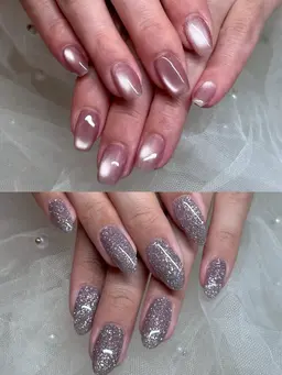 🩶🎀マグネットorフラッシュネイル🎀🩶