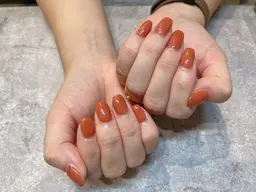 【12月限定♡】オフ込みワンカラー・ラメグラ🧡