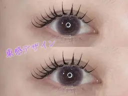 韓国アイドル風束感まつげパーマ