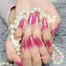 スカルプ長さだし+ワンカラー/ラメグラ9500【初回ジェルオフ無料ケア込み】