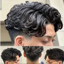 メンズカット+ビジネスパーマ【稲毛駅/メンズパーマ]