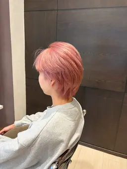 ブリーチ(リタッチも可能)+ヘアカラー