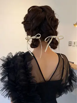 【お出かけ前等に♡】盛れるカジュアルヘアセット︎🤍︎