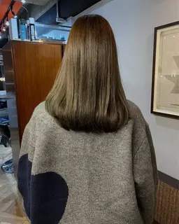 ダメージレスケアカラー+トリートメント