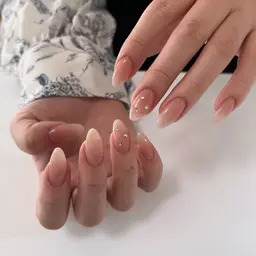 グラデーションネイルケア込