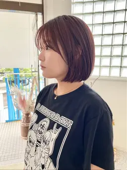 透明感たっぷりブリーチなしダブルカラー＋生トリートメント🫧