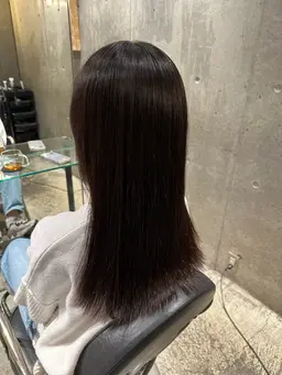 【超艶髪】弱酸性縮毛矯正+髪質改善トリートメント