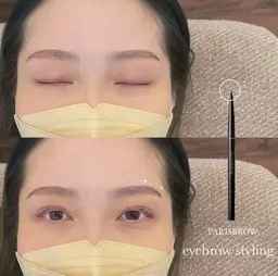 【eyebrow styling】アイブロウスタイリングのメニューです。骨格に合わせて眉毛を整えます!