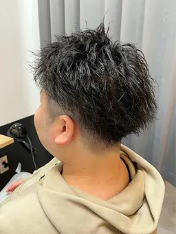 【メンズカット＋メンズパーマ】
