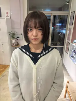 成人式後バッサリカット🫧