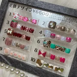 🦶定額ネイルデザイン💅 フットバス付き