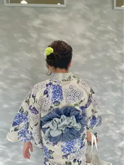 ヘアセット+着付け💙