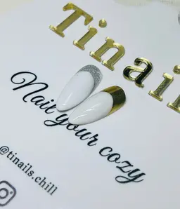 ⭐️☀️ラグジュアリー逆フレンチ（カラー・ラメ変更可／幅調整可） ✨何回利用コース👌新規/自店オフ¥500