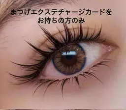 まつげエクステチャージカードお持ちのお客様はこちら　60本～120本
