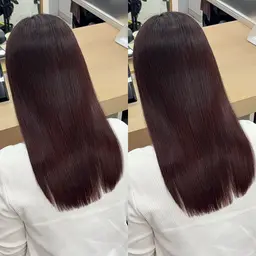 12月限定🌟新規限定/暖色・透明感カラー🉐カット＋イルミナ・アディクシーカラー＋縮毛矯正＋1stepトリートメント