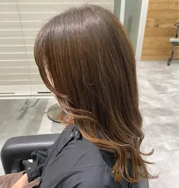 《ブリーチなしで明るく🫧》ダブルカラー＋カット＋トリートメント♡