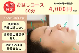 顔のシワ・たるみが気になっている貴女に　速攻小顔コース