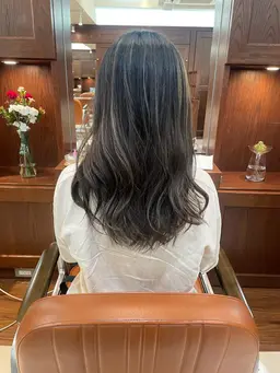 【白髪ぼかし最高級コース🥇】自慢の白髪ぼかしハイライト＋美フォルムカット＋最高級5STEPトリートメント