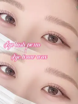 🍀まつ毛パーマ〈コーティング付き〉&眉毛Wax 【新規様限定クーポン】6,800+指名料¥300