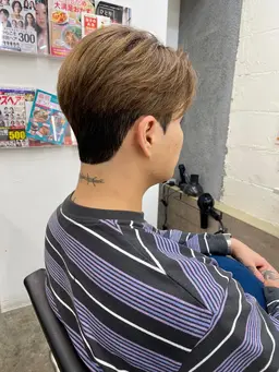 ☆メンズ/韓国ヘア/ダウンパーマ＋カット　¥8500               【ハチ下のボリュームダウン、博多】