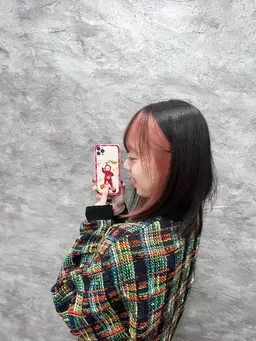 【デザイン】似合わせカット✂️+イヤリングカラー🌸