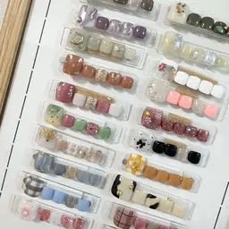 フットネイル　ワンカラー