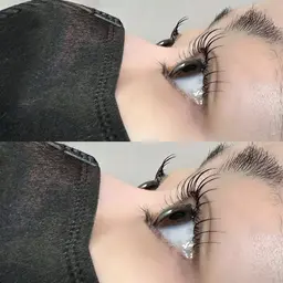 《 🤍ダメージレスブラックティントラッシュリフト🤍 》｜濃密ブラックで目元の印象UP💖