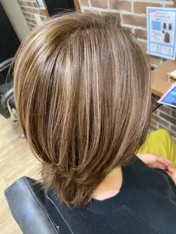 【ホイルブリーチ込み】スペシャルハイライトカラー+2step treatment