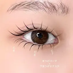 下まつ毛 エクステ30分つけ放題♪