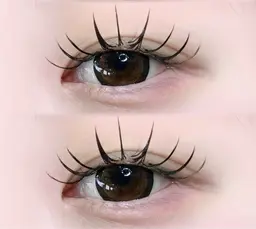 《オフ無料》メガマットボリュームラッシュ200本　¥8500→