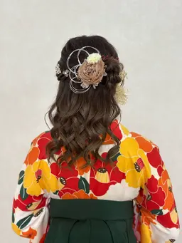 袴着付け＋ヘアセット【8:00-10:00】