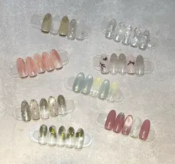 【オフあり】パラジェル🫧シンプル定額デザイン※写真のデザインとは異なる場合がございます(現金払いのみ)