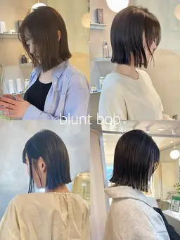 〔ボブカット専用〕似合わせボブカット+クイックTR🍃🫧〈シャンプーブロー込み〉