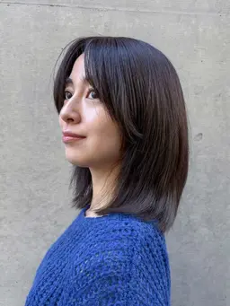 《乾燥ケア込み》艶カラー+カット+水分補給トリートメント