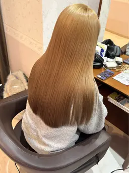 ［ダメージレス］ブリーチ込みダブルカラー🩵➕内部補修トリートメント！