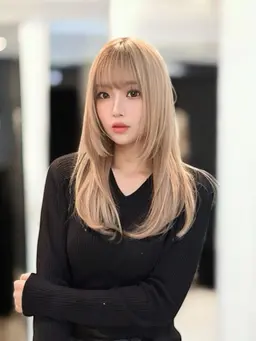 【ハイトーンカラー】2ブリーチ＋オンカラー＋ダメージケアトリートメント