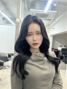 【色持ち重視】　透明感を高める韓国艶カラー＋５step TR