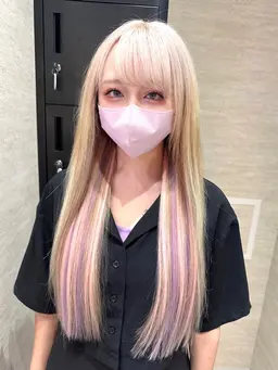 🧸シールエクステ20枚🧸¥7500 エクステで作るインナーカラーやハイライトにオススメ!