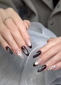 (オフあり)ハンド長さだし10本ワンカラ☘️簡単デザイン付け放題💐💅🏻　　研修期間だけ🙆