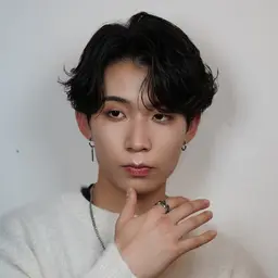 【月火限定】《韓国🇰🇷ヘアフルコース❗》ニュアンスパーマ/フェザーパーマ+ダウンパーマ+スポットパーマ+メンズカット