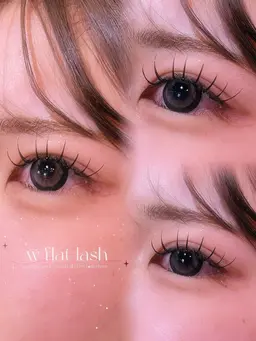 営業後🎀フラットラッシュ100本👀オフ込み🫧+束感美容液コーティング🎀