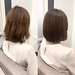 【ミニモ限定価格】酸性ストレート＋カット🫧マイクロバブル付き