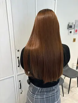 🦊女性限定‼︎🦊透明感カラー＋カット＋トリートメント※ロング（胸下​〜​）+¥550