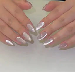 チップ長さ出し10本+マグネット🧲ネイル🎀[4個までストーン、パーツ付き]